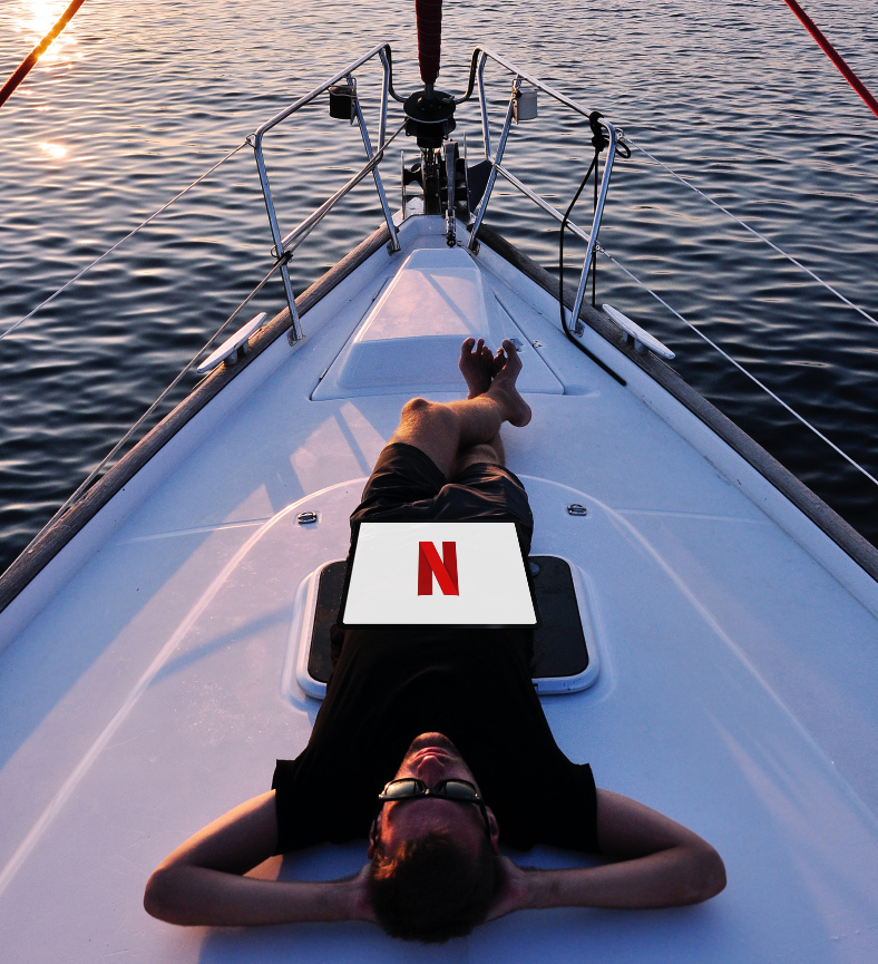 Person enjoying internet onboard Internet_on_board-wifi-portable